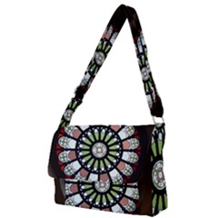 Color Light Glass Full Print Messenger Bag by Pakrebo