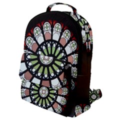 Color Light Glass Flap Pocket Backpack (small) by Pakrebo