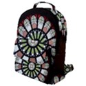 Color Light Glass Flap Pocket Backpack (Small) View1