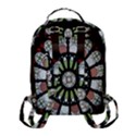 Color Light Glass Flap Pocket Backpack (Small) View3