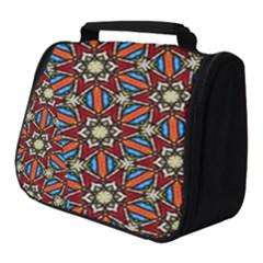 Pattern Stained Glass Church Full Print Travel Pouch (small)