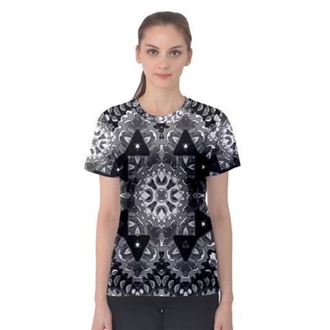 Mandala Calming Coloring Page Women s Sport Mesh Tee by Pakrebo