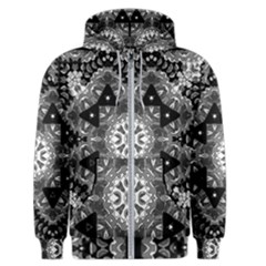 Mandala Calming Coloring Page Men s Zipper Hoodie by Pakrebo