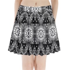 Mandala Calming Coloring Page Pleated Mini Skirt by Pakrebo