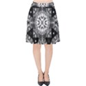 Mandala Calming Coloring Page Velvet High Waist Skirt View1