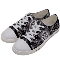 Mandala Calming Coloring Page Women s Low Top Canvas Sneakers by Pakrebo