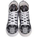 Mandala Calming Coloring Page Men s Hi-Top Skate Sneakers View1