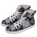 Mandala Calming Coloring Page Men s Hi-Top Skate Sneakers View2