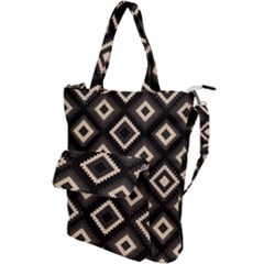 Native American Pattern Shoulder Tote Bag