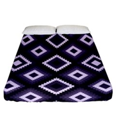 Native American Pattern Fitted Sheet (california King Size) by Valentinaart