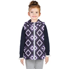 Native American Pattern Kids  Hooded Puffer Vest by Valentinaart