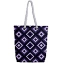 Native American Pattern Full Print Rope Handle Tote (Small) View2