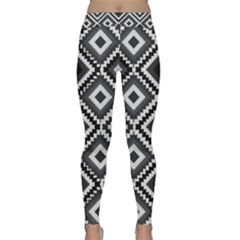 Native American Pattern Classic Yoga Leggings by Valentinaart