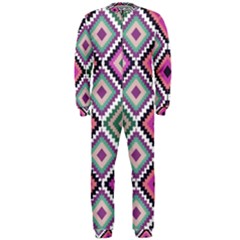 Native American Pattern Onepiece Jumpsuit (men)  by Valentinaart