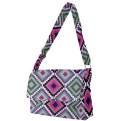 Native American Pattern Full Print Messenger Bag by Valentinaart