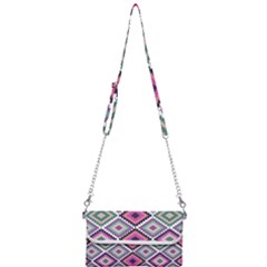 Native American Pattern Mini Crossbody Handbag by Valentinaart