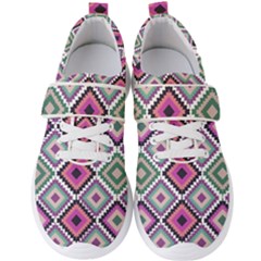 Native American Pattern Men s Velcro Strap Shoes by Valentinaart