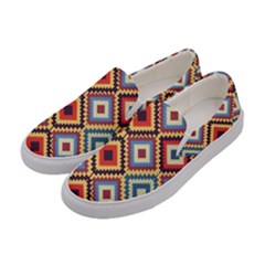 Native American Pattern Women s Canvas Slip Ons by Valentinaart