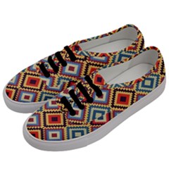 Native American Pattern Men s Classic Low Top Sneakers by Valentinaart