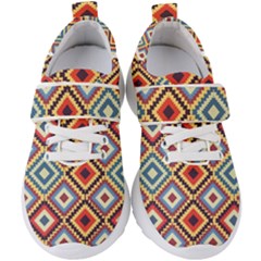 Native American Pattern Kids  Velcro Strap Shoes by Valentinaart