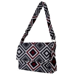 Native American Pattern Full Print Messenger Bag by Valentinaart