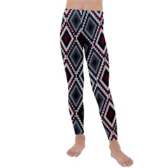 Native American Pattern Kids  Lightweight Velour Leggings