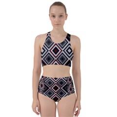 Native American Pattern Racer Back Bikini Set