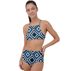 Native American Pattern High Waist Tankini Set