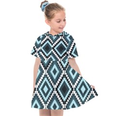 Native American Pattern Kids  Sailor Dress by Valentinaart