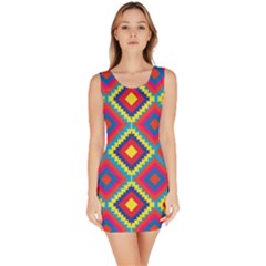 Native American Pattern Bodycon Dress by Valentinaart