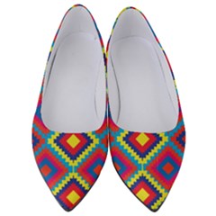 Native American Pattern Women s Low Heels