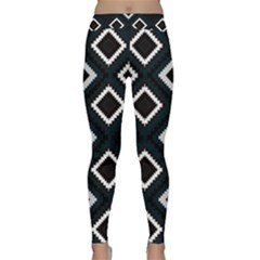 Native American Pattern Classic Yoga Leggings by Valentinaart