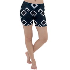 Native American Pattern Lightweight Velour Yoga Shorts by Valentinaart