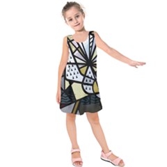 Hildesheim Germany Lower Saxony Kids  Sleeveless Dress by Pakrebo