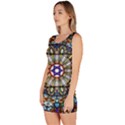 Vitrage Stained Glass Church Window Bodycon Dress View2