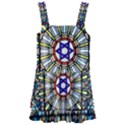 Vitrage Stained Glass Church Window Kids  Layered Skirt Swimsuit View1