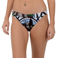 Window Image Stained Glass Band Bikini Bottom