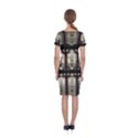 Stained Glass Window Repeat Classic Short Sleeve Midi Dress View2