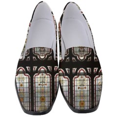 Stained Glass Window Repeat Women s Classic Loafer Heels