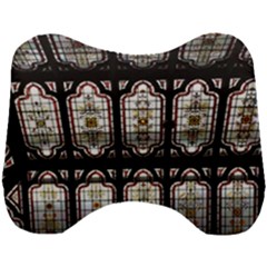 Window Image Stained Glass Head Support Cushion by Pakrebo