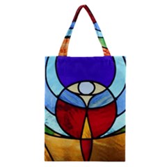 Church Window Glass Tiffany Classic Tote Bag by Pakrebo