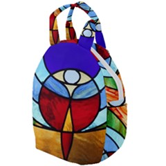 Church Window Glass Tiffany Travel Backpacks by Pakrebo