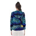 Sea Fans Diving Coral Stained Glass Hooded Windbreaker (Women) View2