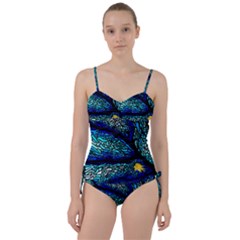 Sea Fans Diving Coral Stained Glass Sweetheart Tankini Set by Pakrebo