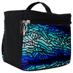 Sea Fans Diving Coral Stained Glass Make Up Travel Bag (big) by Pakrebo