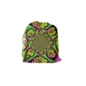 Rose Painted Kaleidoscope Colorful Drawstring Pouch (Small) View2