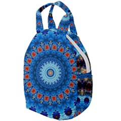 Rose Kaleidoscope Art Pattern Travel Backpacks