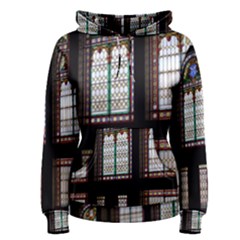 Stained Glass Window Krotoszyn Women s Pullover Hoodie by Pakrebo