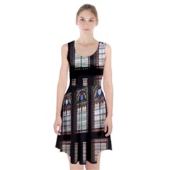 Stained Glass Window Krotoszyn Racerback Midi Dress by Pakrebo