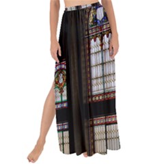 Stained Glass Window Krotoszyn Maxi Chiffon Tie-up Sarong by Pakrebo